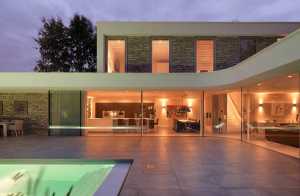 Rivestimento in pietra per una villa di lusso