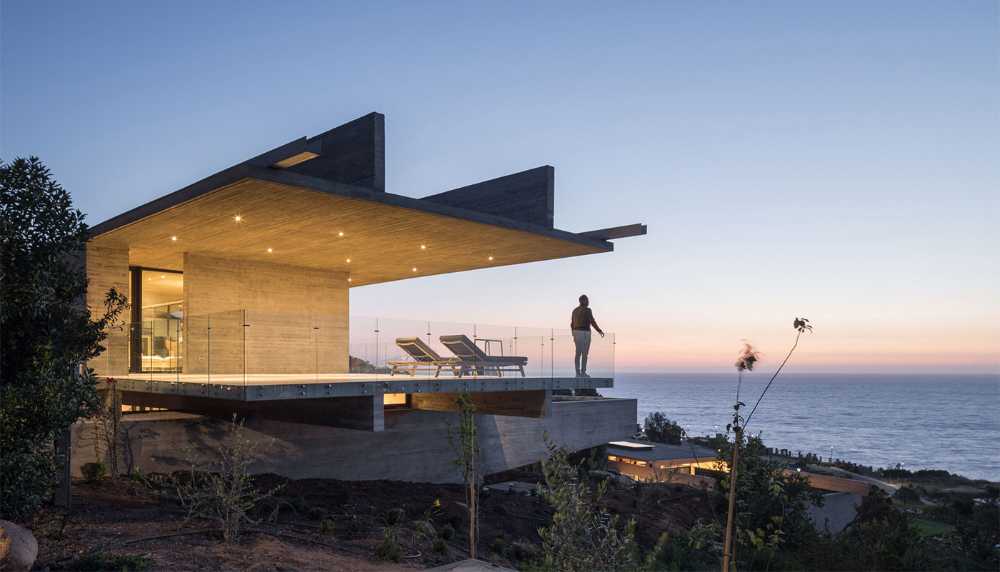 Casa en una pendiente en Chile