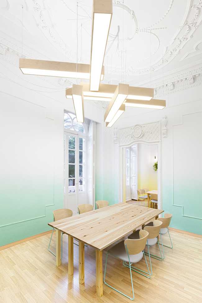 Classroom language school