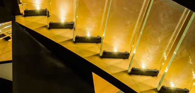 lighting of a staircase