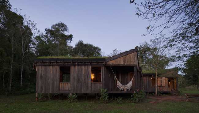 Wooden hostel