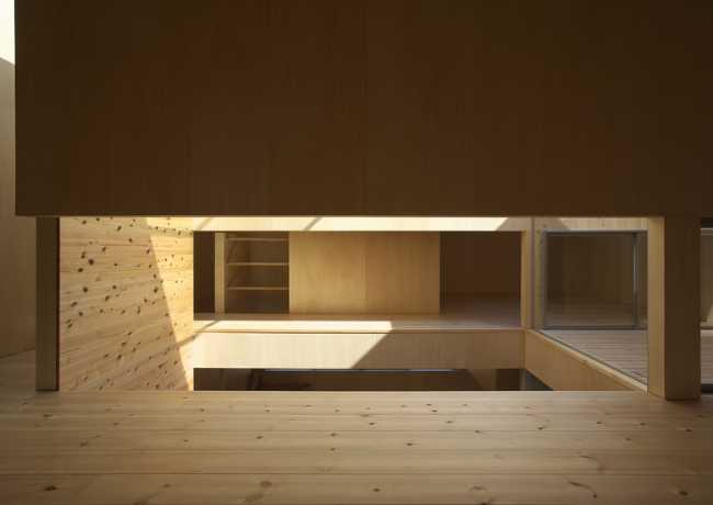 Naturally illuminated wooden interiors