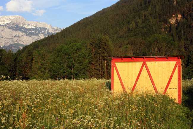 Wooden frame for bees