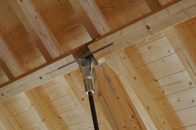 Wooden structure detail