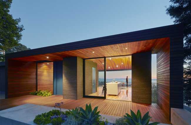 Villa in San Francisco: free plan architecture