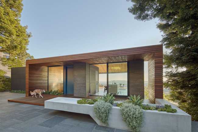 Villa in San Francisco: free plan architecture