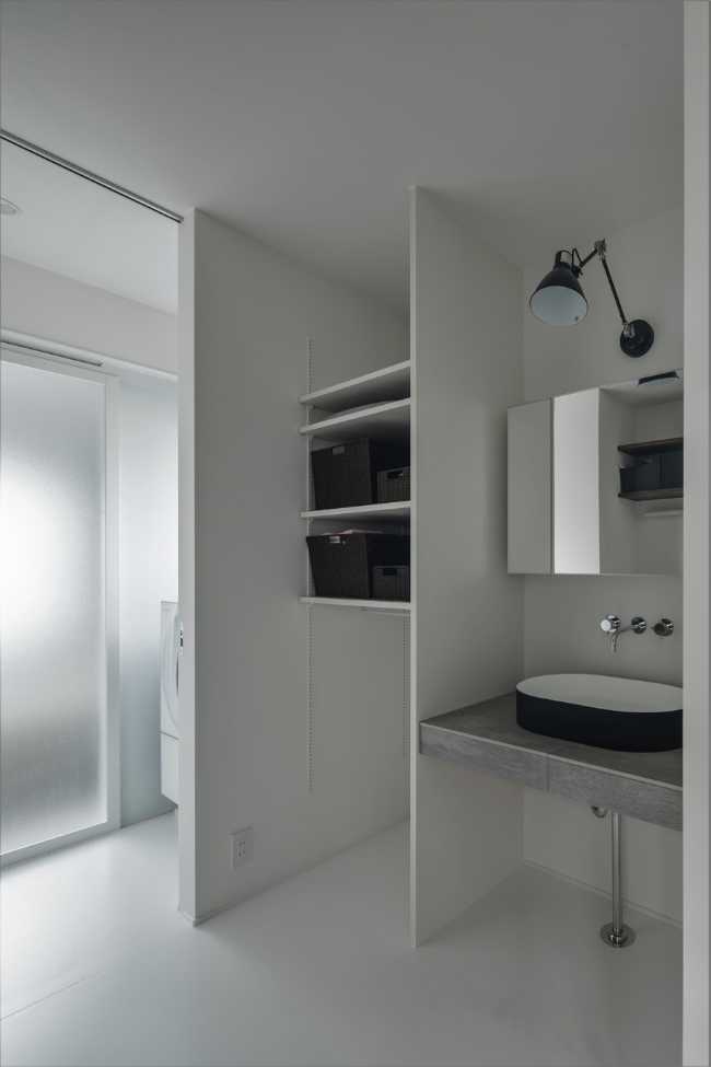 White bathroom