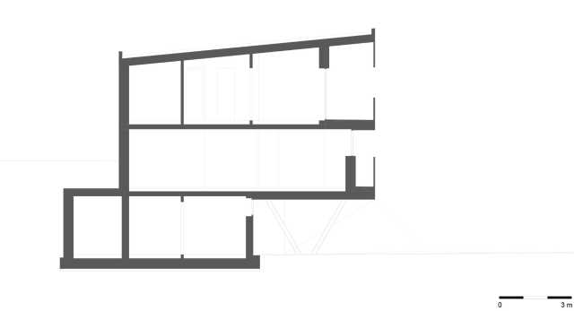 Planimetry of a wooden villa