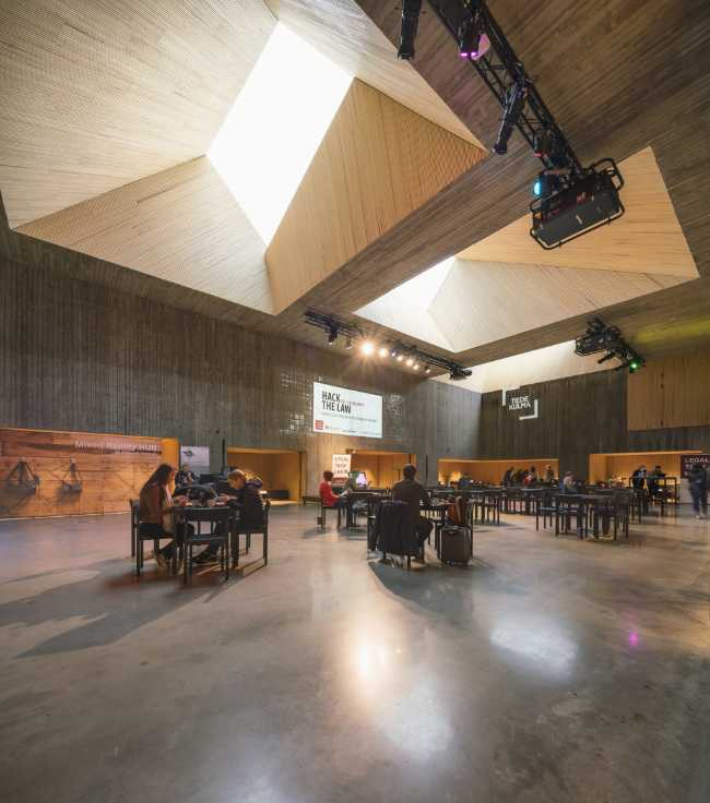 University of Helsinki open space study room