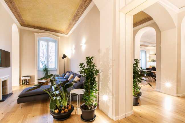 Renovated historic apartment