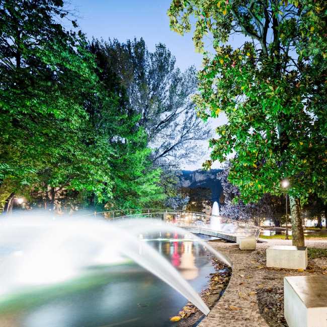 Water games in the park