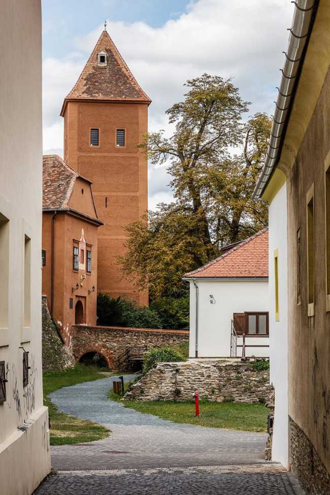 Medieval internal courtyard