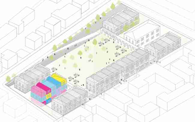 project of a redevelopment of a barracks