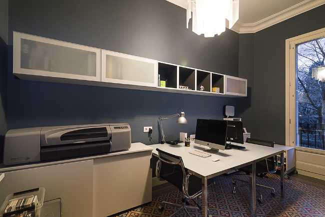study room with pc