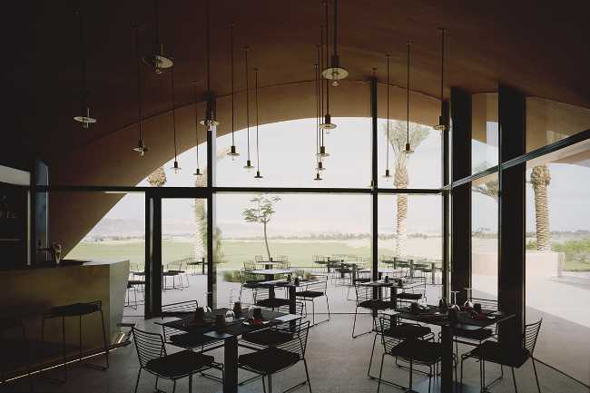 Organic architecture for Ayla Golf Academy & Clubhouse in the desert