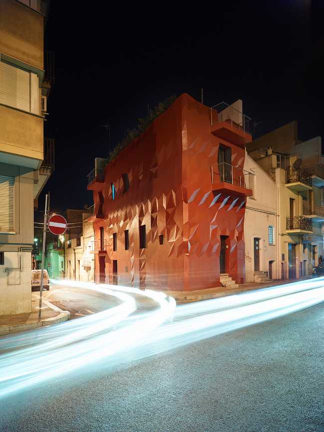 facade modernist corner corner corner corner