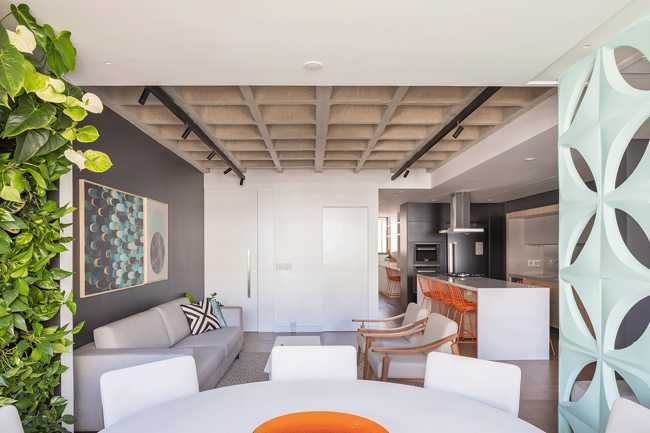 Living room with terrace