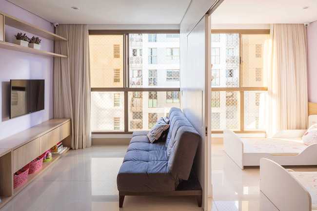 Living room and stained glass