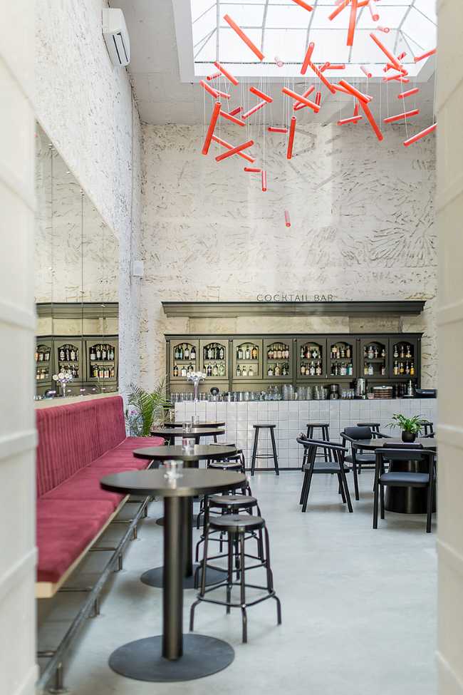 Interior Renaissance building bar