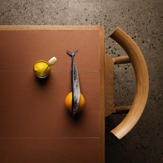 tapas bar table and wooden chair