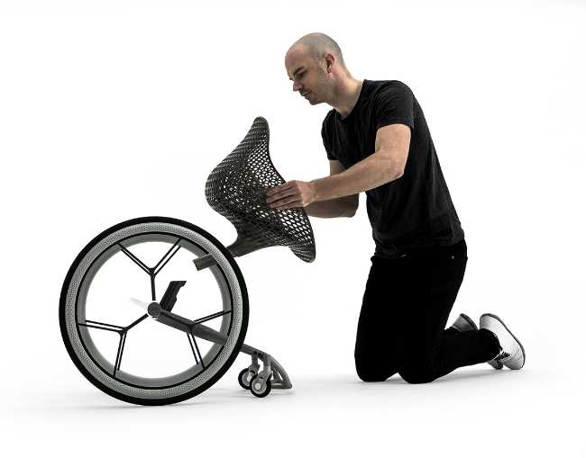 GO wheelchair custom 3D printing mounting system