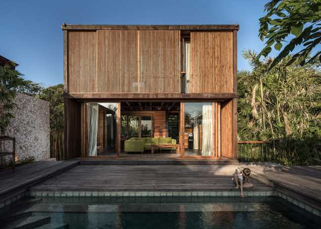 Maison Aperture : refuge artisanal avec vue sur l'océan à Uluwatu