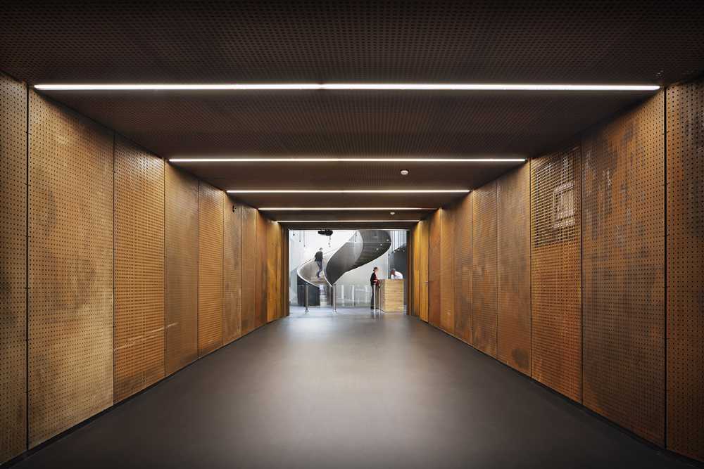 former Paris barracks metal entrance