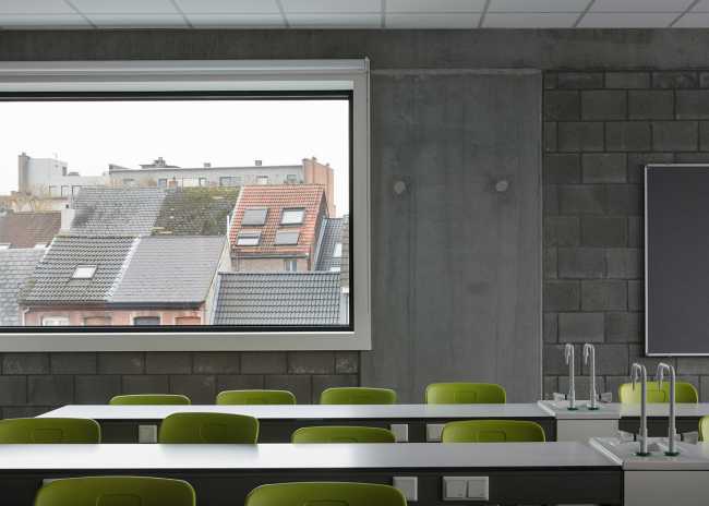 Indoor classrooms school