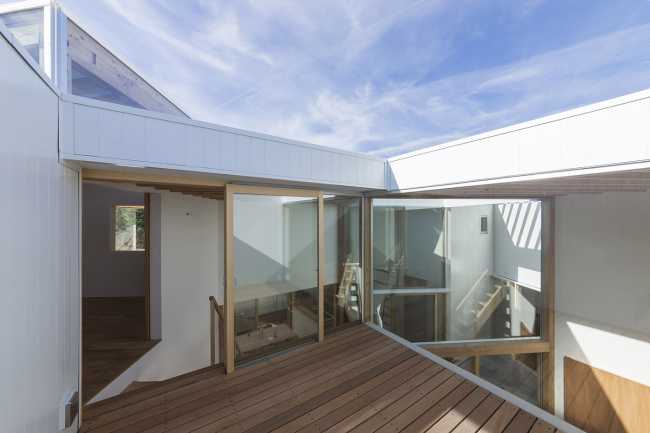 Terrace with sky view