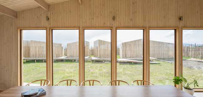 AKA Patagonia: harmony in wood between glaciers and Chilean landscapes