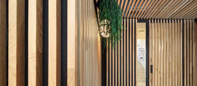 Details apartment in wood