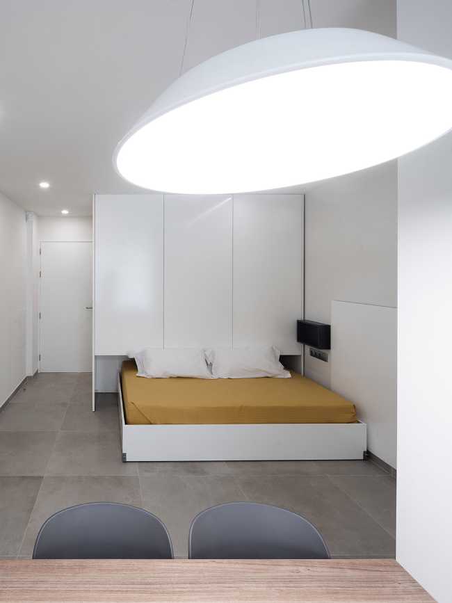 residential complex studio double bed
