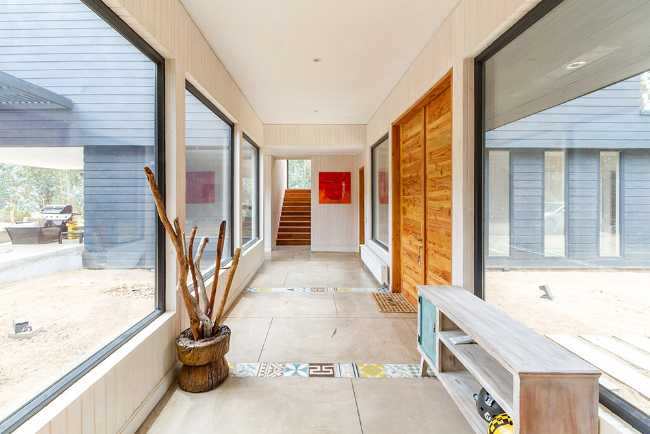 Glazed interior