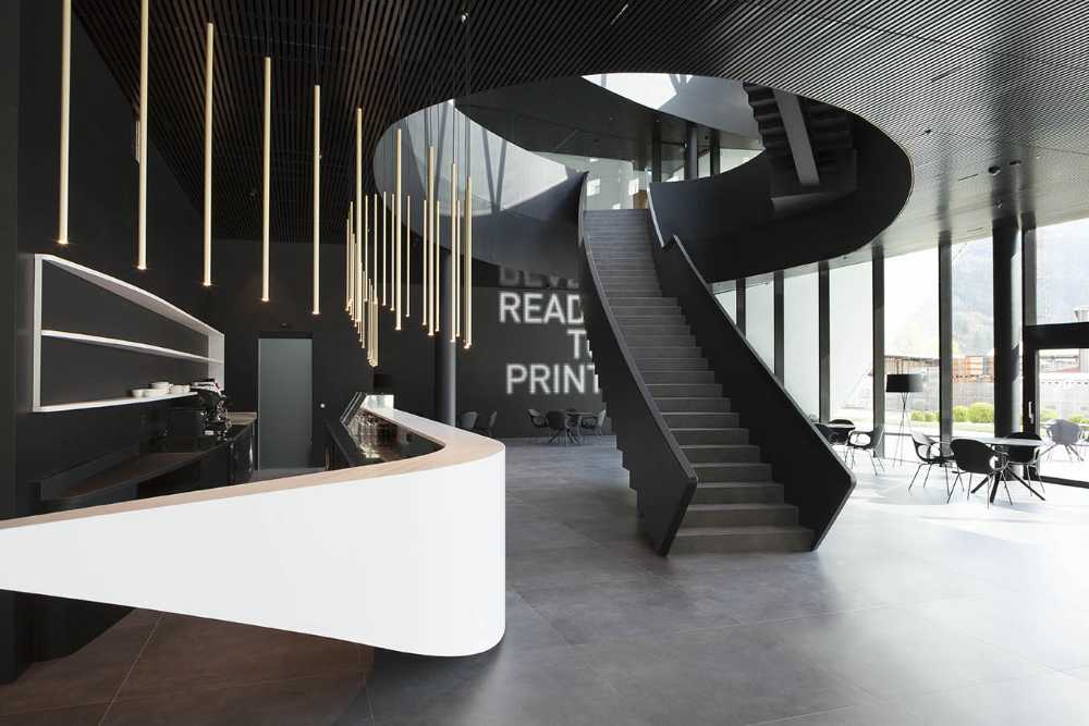 company headquarters Durst facade cladding panels aluminum wall glass