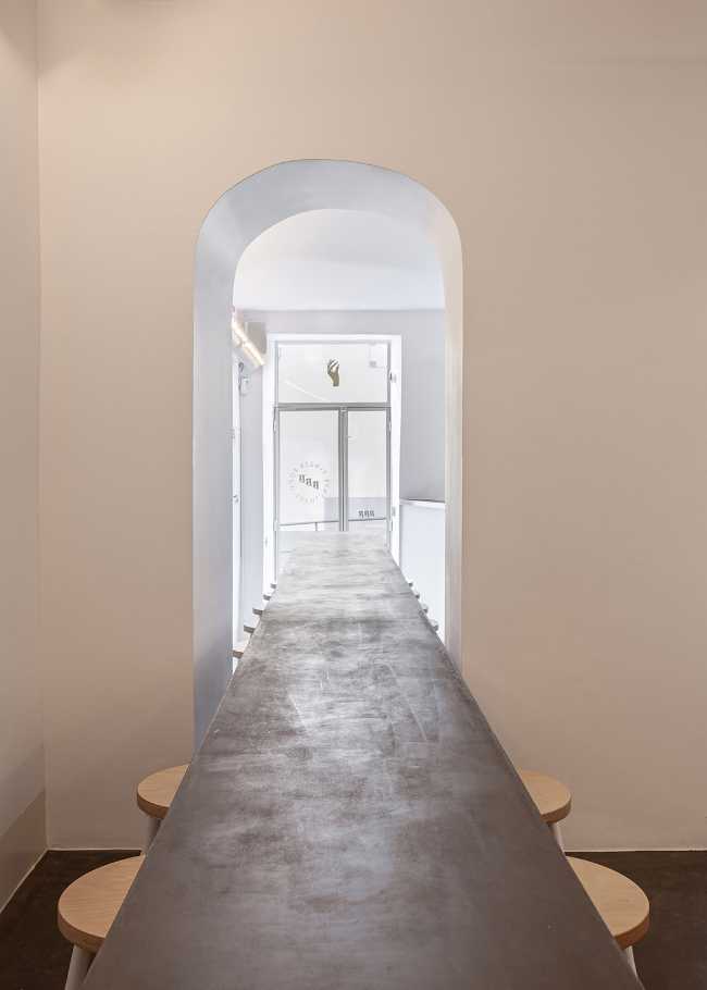 Interior with long table