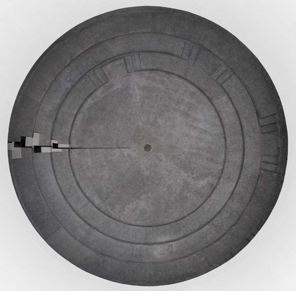 art center building concrete blocks entrance