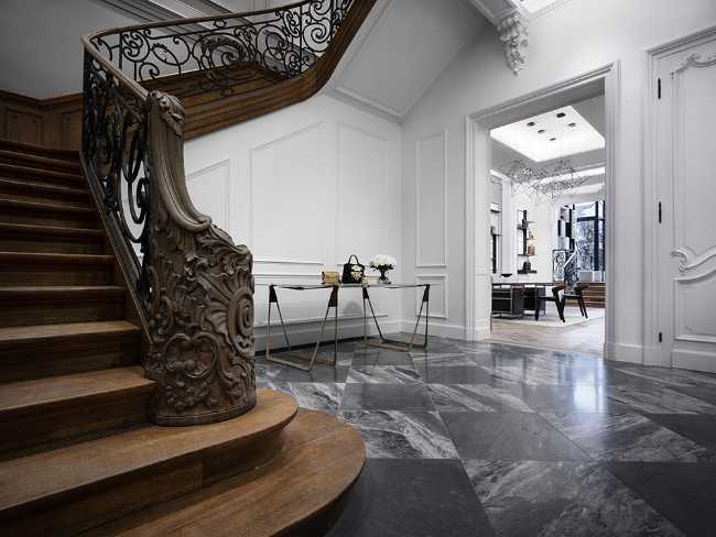 Boutique interior in a 19th century mansion