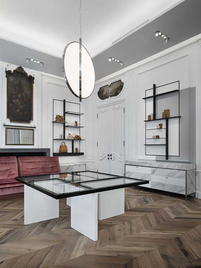 Interior nineteenth-century residence