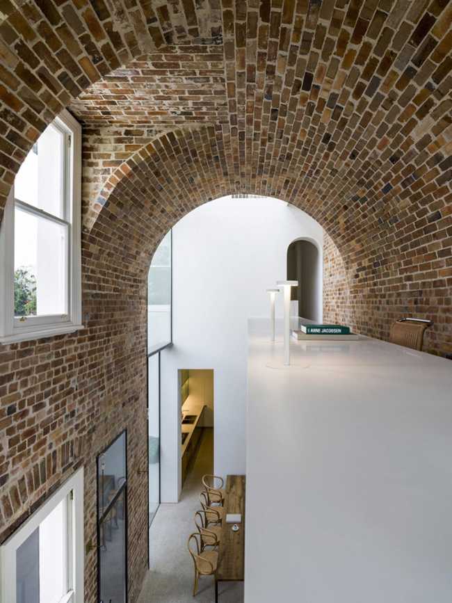 Double height brick vault