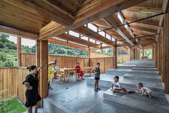 inner factory of tofu wood