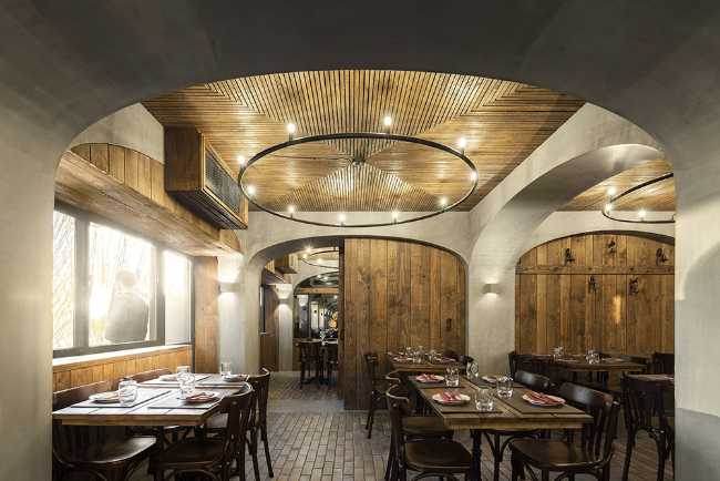 Design of a restaurant with a strong character