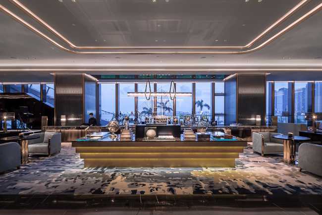 Intercontinental Hotel in Zhuhai. Design inspired by the ocean and island scenery