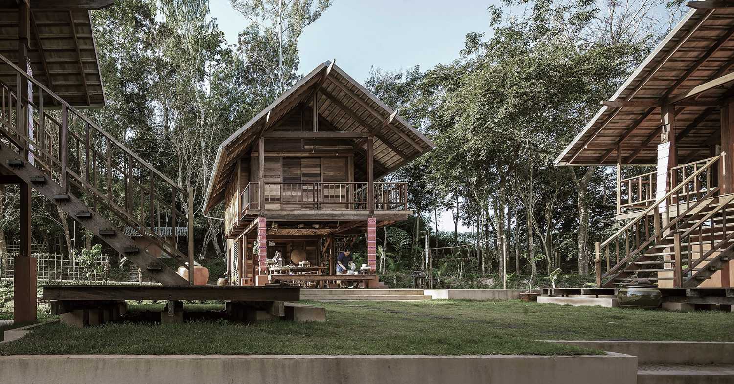 Espacios receptivos en un barrio tailandés. Arquitectura vernácula actualizada