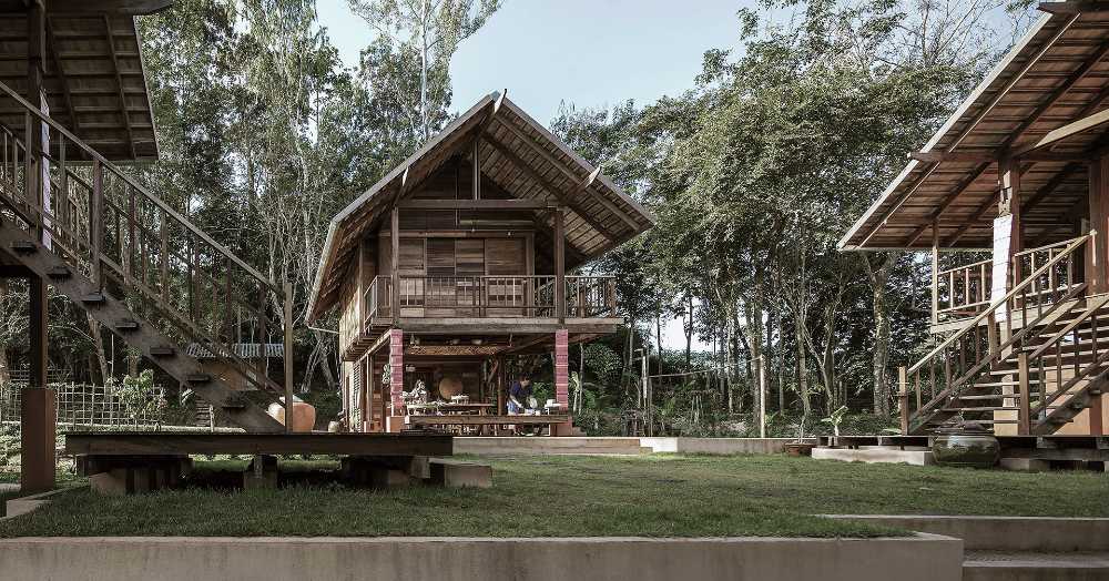 Espacios receptivos en un barrio tailandés. Arquitectura vernácula actualizada